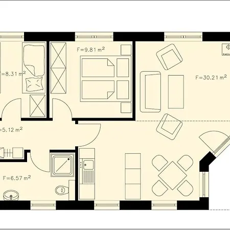 Strandhus - House 2 Apartment Sellin (Rugen)
