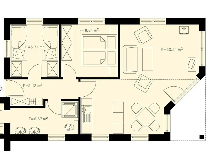 Strandhus - House 2 Apartment Sellin (Rugen)